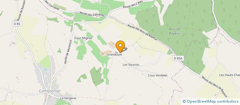 localisation de l'entreprise GARDIN INVESTISSEMENT  CAMBREMER