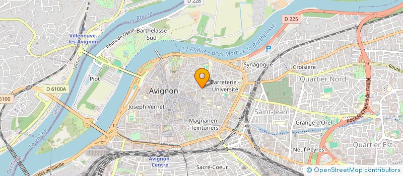localisation de l'entreprise GARDIOL ANNIE COURTOIS PATRICK à AVIGNON