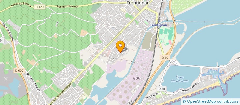 localisation de l'entreprise GARDIOLA IMMO à FRONTIGNAN