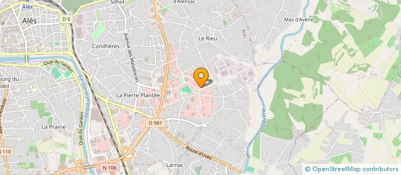 localisation de l'entreprise GARDIS à ALES