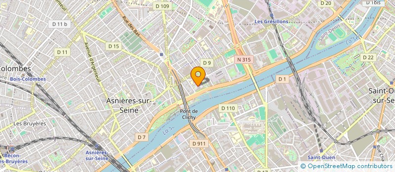 localisation de l'entreprise GARDLIST à ASNIERES-SUR-SEINE