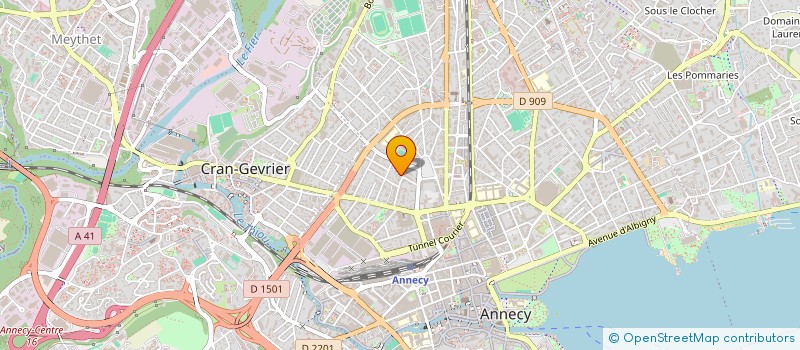 localisation de l'entreprise GARDOISANS  ANNECY