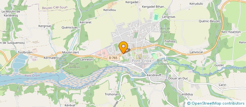 localisation de l'entreprise GARDRE  PONT-CROIX