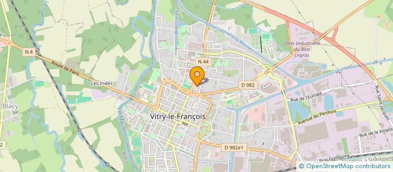 localisation de l'entreprise GARDY à VITRY-LE-FRANCOIS