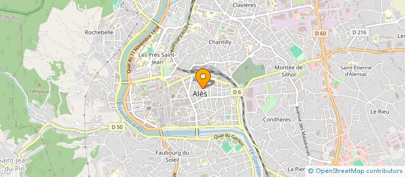 localisation de l'entreprise GARE  ALES