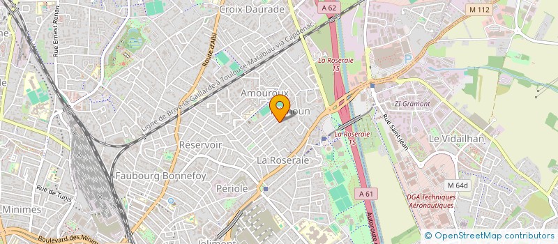 localisation de l'entreprise GARE AUX ARTISTES  TOULOUSE