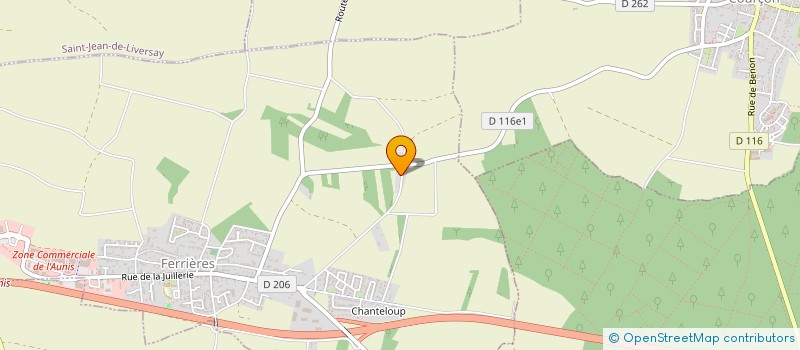 localisation de l'entreprise GARE AUX LAPINS  FERRIERES