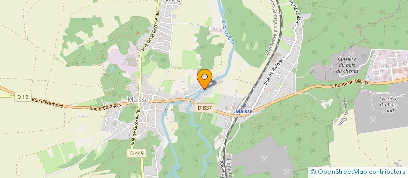 localisation de l'entreprise GARE DE MAISSE  MAISSE