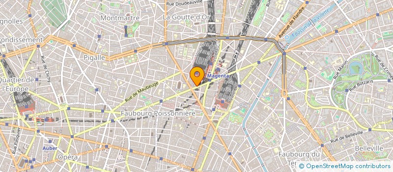 localisation de l'entreprise GARE DU NORD PERMIS  PARIS