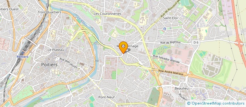localisation de l'entreprise GARE EN BROUILLAGE à POITIERS