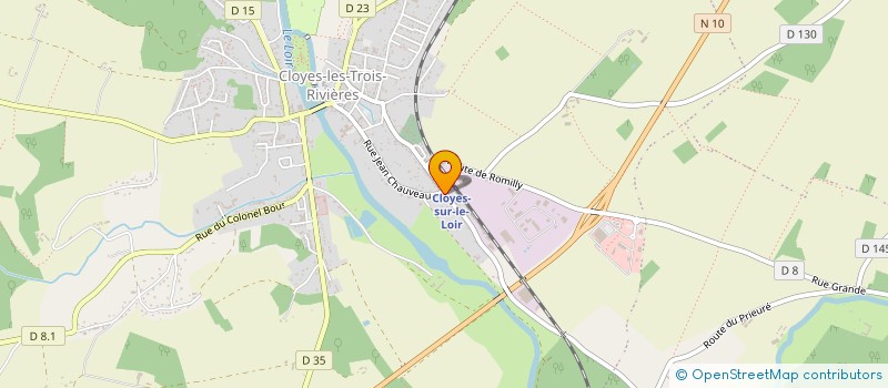 localisation de l'entreprise GARE EXPRESS à CLOYES-LES-TROIS-RIVIERES