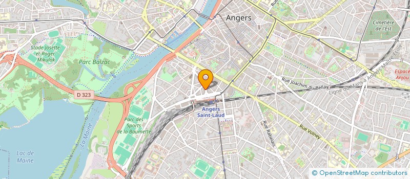 localisation de l'entreprise GARE FOOD à ANGERS