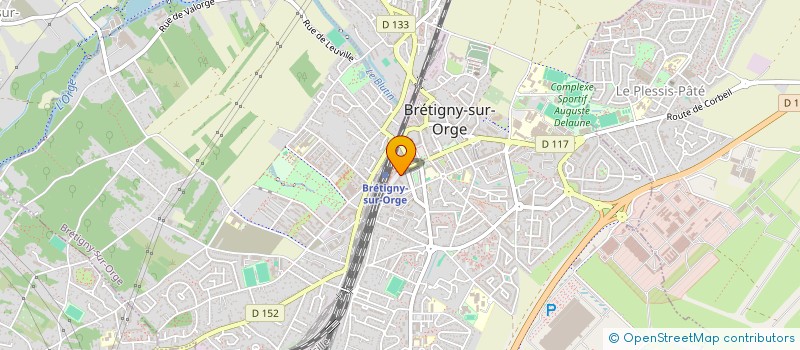 localisation de l'entreprise GARE O'K-WA  BRETIGNY-SUR-ORGE