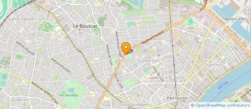 localisation de l'entreprise GAREC GROUPE ANIMATION RECH ENS CATHOLIQ à BORDEAUX