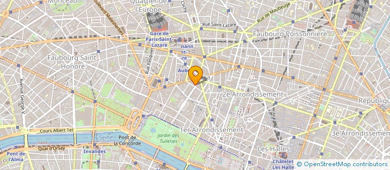 localisation de l'entreprise GAREL SAS à PARIS