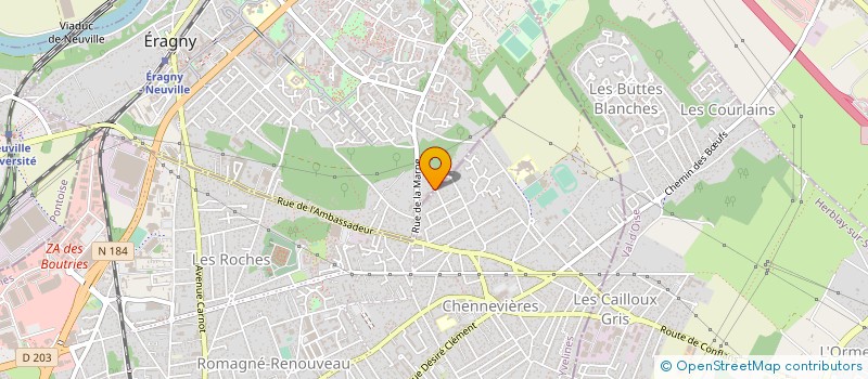 localisation de l'entreprise GARELLI  ERAGNY