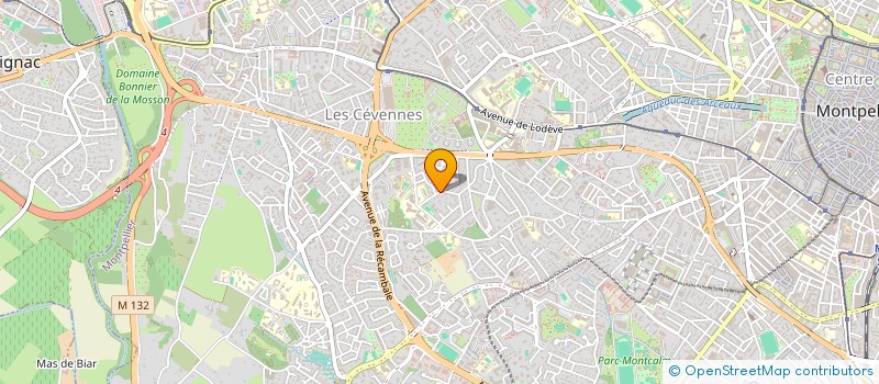 localisation de l'entreprise GARENNE 6 à MONTPELLIER