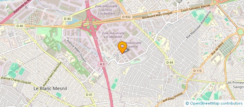localisation de l'entreprise GARENNE ARAGO à AULNAY-SOUS-BOIS