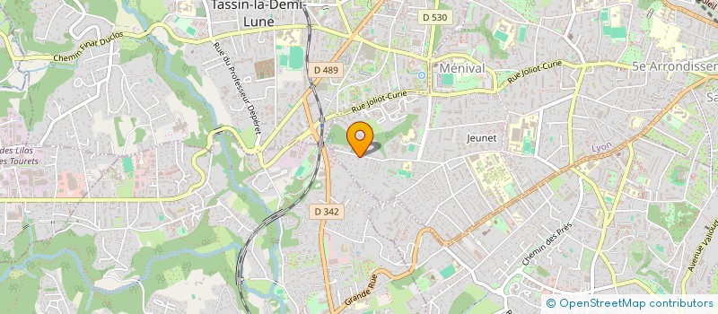 localisation de l'entreprise GARENNE CLUSAZ  LYON