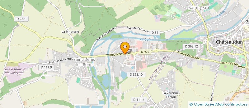 localisation de l'entreprise GARENNES AUTOMOBILES à CHATEAUDUN