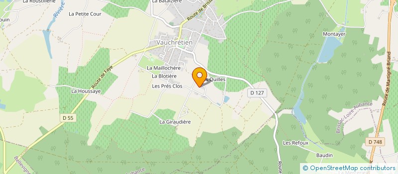 localisation de l'entreprise GARENNES SERVICES  LES GARENNES SUR LOIRE