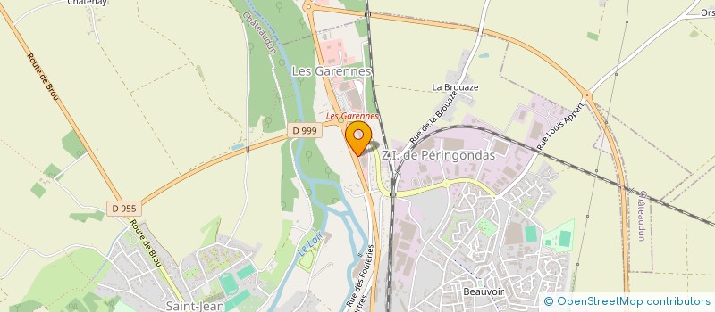 localisation de l'entreprise GARENNES VITRAGES à CHATEAUDUN