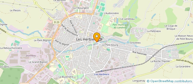 localisation de l'entreprise GAREO à LES HERBIERS