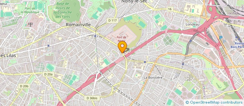 localisation de l'entreprise GARES BAT à ROMAINVILLE