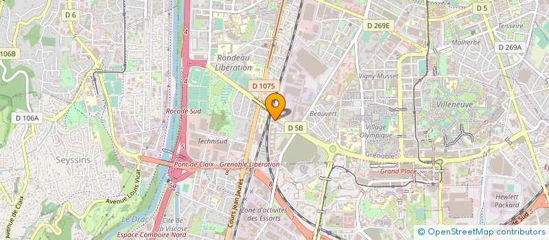 localisation de l'entreprise GARES RAVALEMENT à GRENOBLE