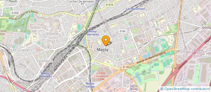 localisation de l'entreprise GAREVSOM SARL à MASSY