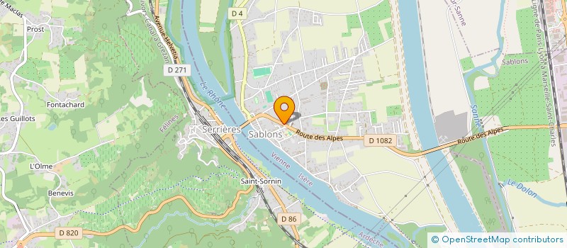 localisation de l'entreprise GAREY CARDIOSANTE  SABLONS