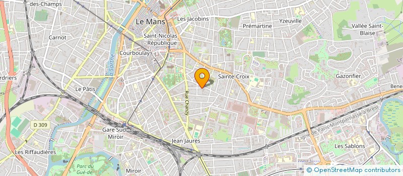 localisation de l'entreprise GARFIELD 2  LE MANS