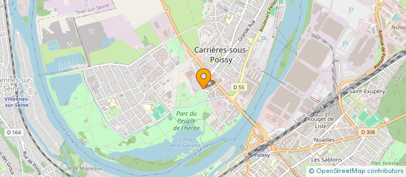 localisation de l'entreprise GARFRO  CARRIERES-SOUS-POISSY