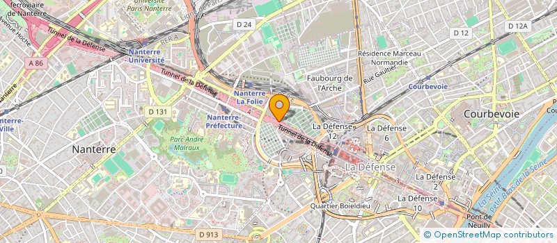 localisation de l'entreprise GARGALOU NANTERRE  NANTERRE