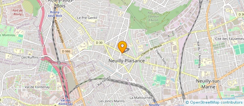 localisation de l'entreprise GARGAMELLE à NEUILLY-PLAISANCE