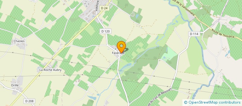 localisation de l'entreprise GARGAMELLE  BELLEVIGNE-EN-LAYON