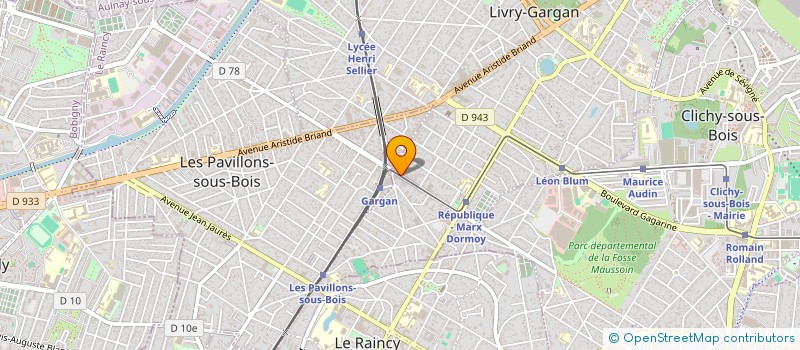 localisation de l'entreprise GARGAN ETOILE à LIVRY-GARGAN