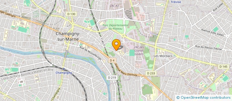 localisation de l'entreprise GARGANO à CHAMPIGNY-SUR-MARNE