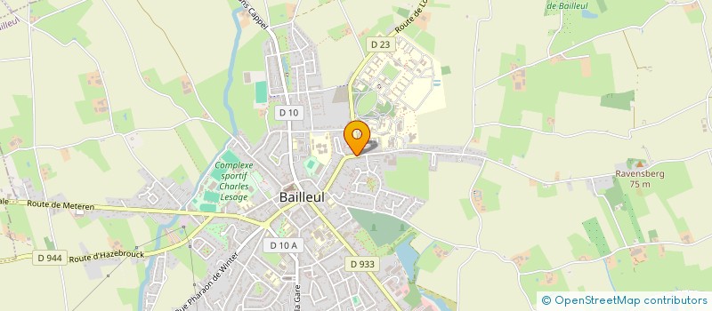 localisation de l'entreprise GARGANTUA II à BAILLEUL