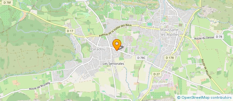 localisation de l'entreprise GARGIA LINDO CARRELAGES DU SUD  PARADOU