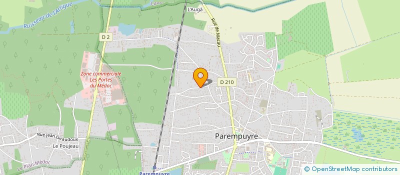 localisation de l'entreprise GARGOUILLE à BLANQUEFORT