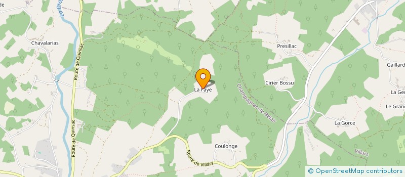 localisation de l'entreprise GARGOUYADE à CHAMPAGNAC-DE-BELAIR