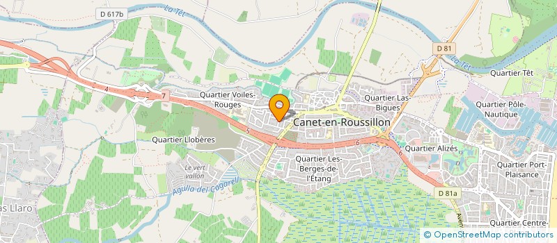 localisation de l'entreprise GARGOYLE  CANET-EN-ROUSSILLON