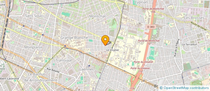 localisation de l'entreprise GARIBALDI 32  LYON