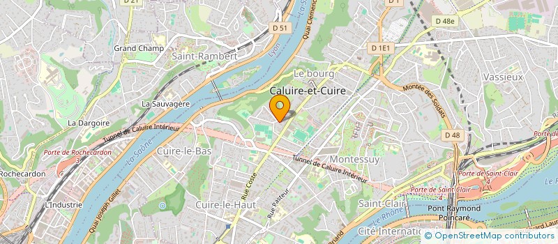 localisation de l'entreprise GARIBALDI  CALUIRE-ET-CUIRE