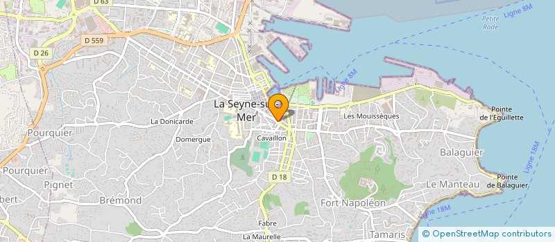 localisation de l'entreprise GARIBALDI 835 à LA SEYNE SUR MER