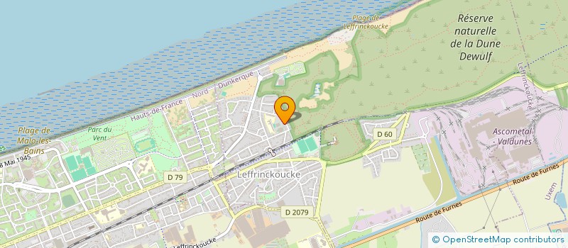 localisation de l'entreprise GARIBALDI  LEFFRINCKOUCKE