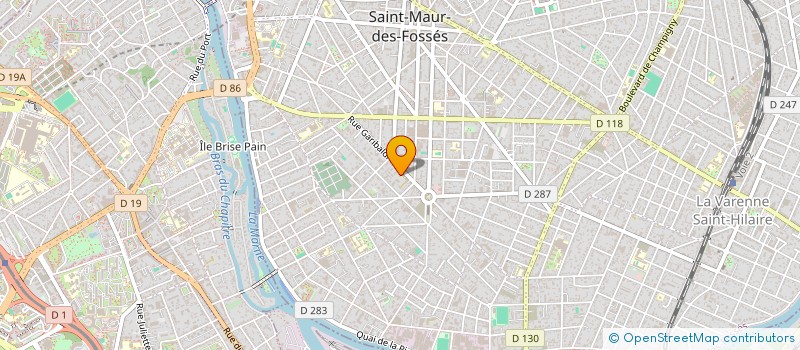 localisation de l'entreprise GARIBALDI SD 2 à SAINT-MAUR-DES-FOSSES