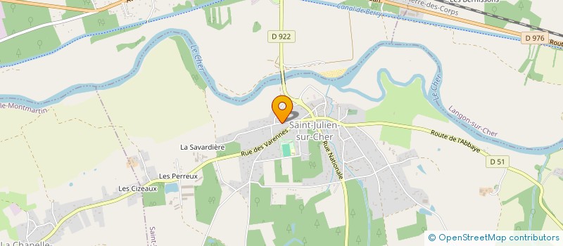 localisation de l'entreprise GARIBOU  SAINT-JULIEN-SUR-CHER