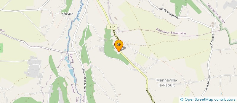 localisation de l'entreprise GARIE  MANNEVILLE-LA-RAOULT